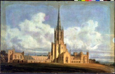 Projected Design for Fonthill Abbey, Wiltshire, 1798 by Joseph Mallord William Turner